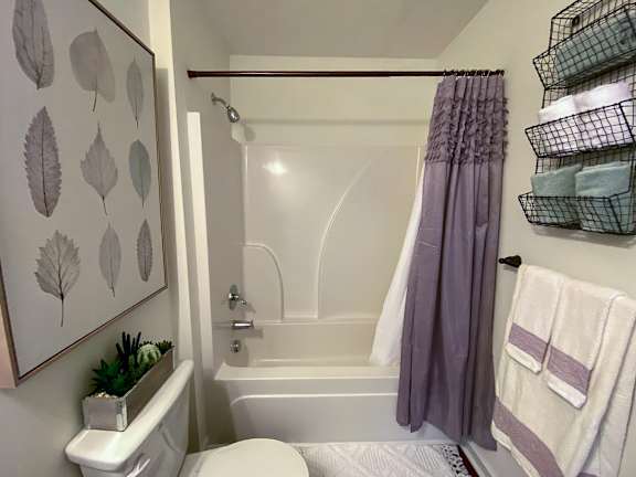 Large Soaking Tub In Bathroom at Helena Springs, Georgia