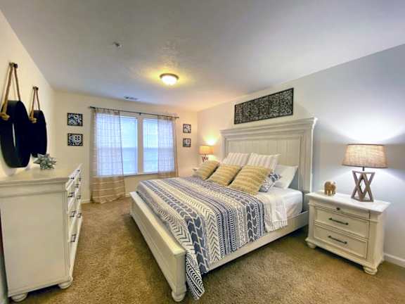 Carpeted Bedroom at Helena Springs, Augusta, 30909