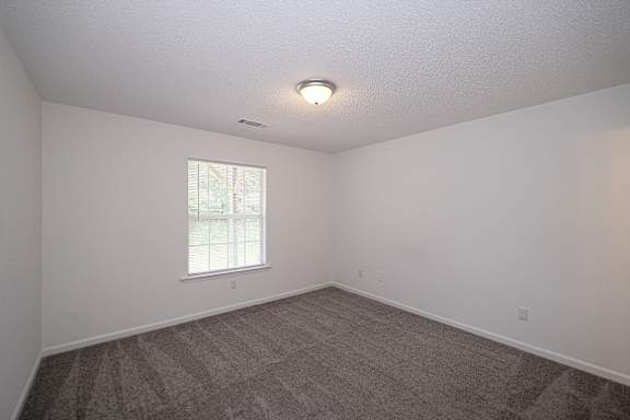 Inviting warm room with patterned carpet at Sanctuary Apartments and Townhomes, Augusta, GA 30909