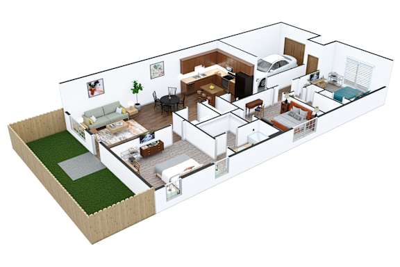 Three Bed Townhome with Garage at The Vista Apartments & Townhomes, South Carolina, 29851