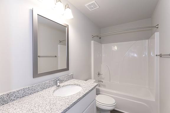 Bathroom With Adequate Storage at Helena Springs, Georgia, 30909