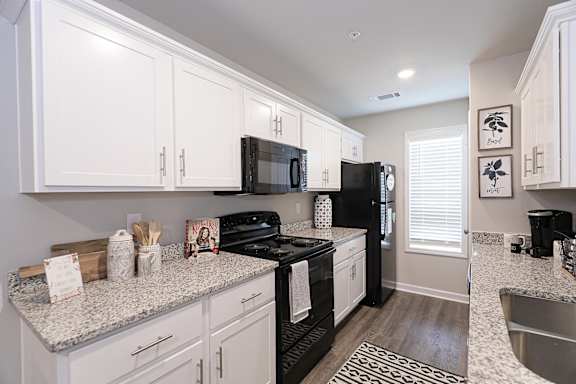 Modern Kitchen With Custom Cabinet at Helena Springs, Augusta, 30909