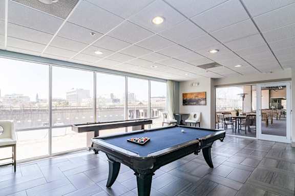 Game Room With Pool Table at The Maywood, Oklahoma, 73104