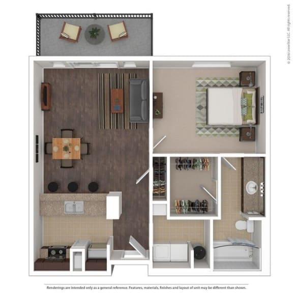 Floor Plan  The Presley Floor Plan at The Maywood, Oklahoma City, OK