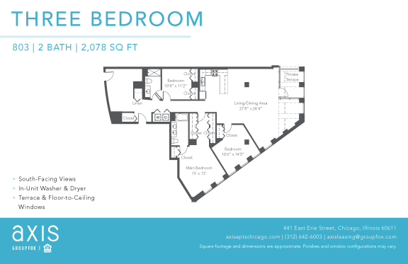 Axis Three Bedroom Loft