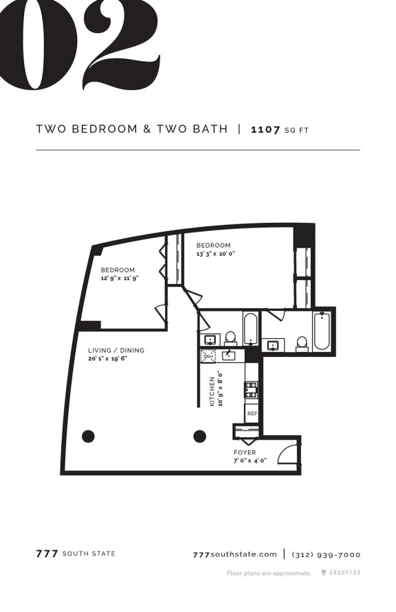 Floor Plans of 777 South State in Chicago, IL