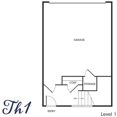 the schematic diagram of a floor plan of a house