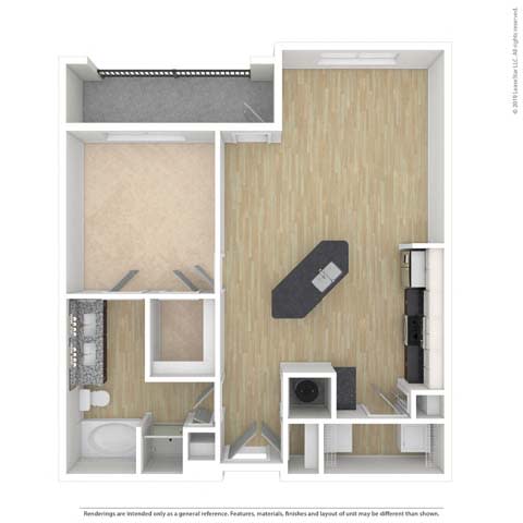 a floor plan of a two bedroom apartment