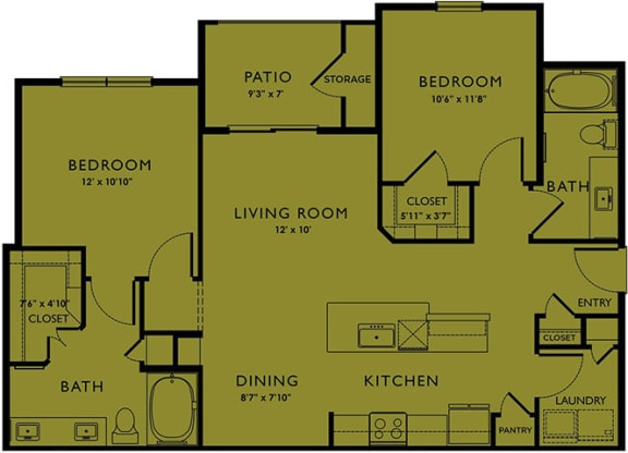 Floor Plan  the floor plan of a bedroom house with a living room and a dining room