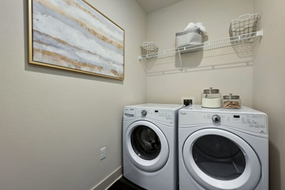 our apartments have a laundry room with washer and dryer