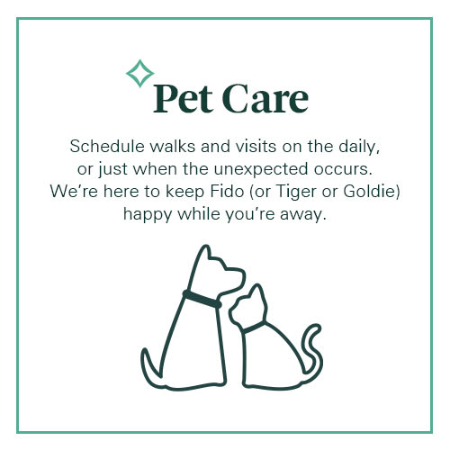 a picture of two cats with a caption about pet care