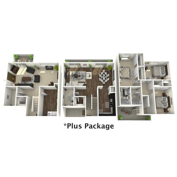 a floor plan of a 2100 sq ft house plus package