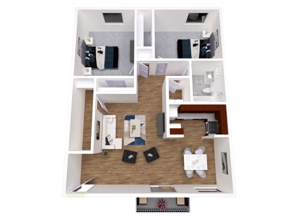 Floor Plan  BLUE BONNET I