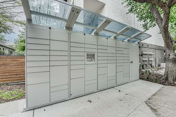 Postal Station with Package Lockers at Knox Allen Station, Allen