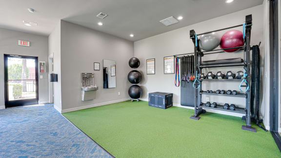 Gym at Highland Luxury Living, Lewisville, TX