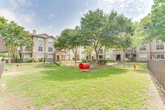 Playground Area at The Brazos Apartments, Dallas, 75287