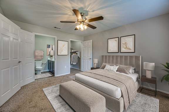 Bedroom with a large bed at Cleburne Terrace Apartments, Texas