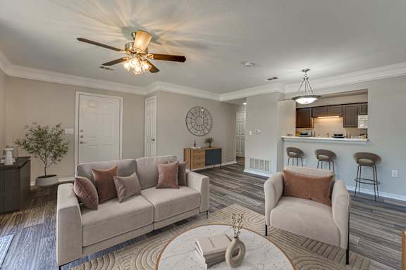 Main Living Room at Cleburne Terrace Apartments, Cleburne