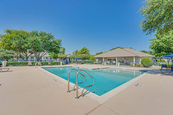 Outdoor swimming pool at Cleburne Terrace Apartments, Cleburne, TX, 76033