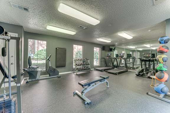 Exercise Room at Copper Hill Apartments, Bedford, Texas