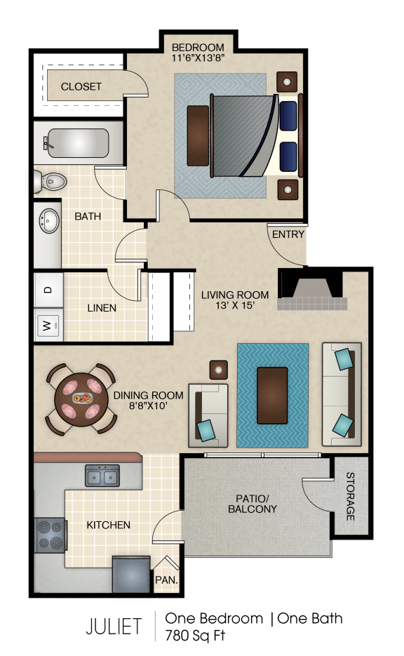 the floor plan of the first level of our apartments