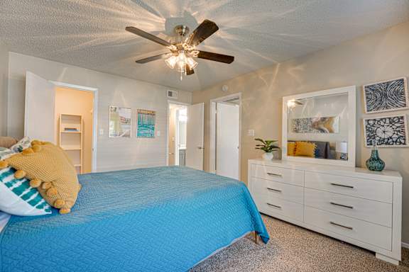Cozy Bedroom at Indian Creek Apartments, Texas