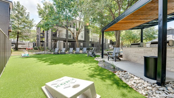 Lush green space at Knox Allen Station, Texas