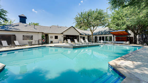 Resort style pool at Knox Allen Station, Texas, 75002