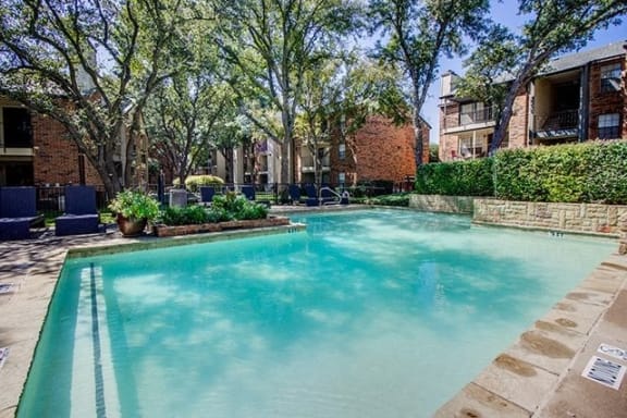 Pool at The Manhattan Apartments in Dallas, TX