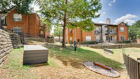 Backyard at Mason Apartments, McKinney, Texas