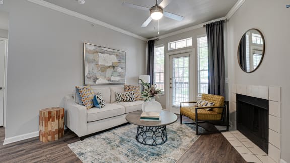 Modern Living Room at Mason, McKinney, Texas