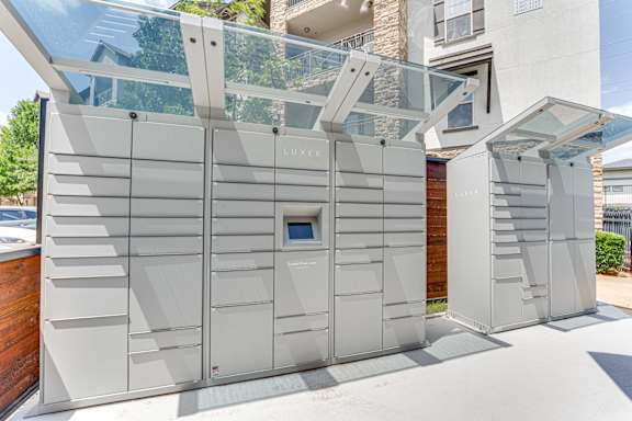 modern LUXE branded outdoor at Vine + Vail Townhomes and Apartments, Grapevine, TX