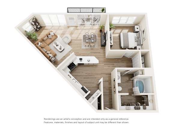 Floor Plan  L200 Floor Plan at Vue Fitzhugh, Texas, 75204