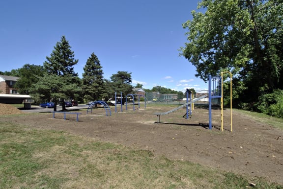 playground outside The Maxwell apartments in Romulus, MI