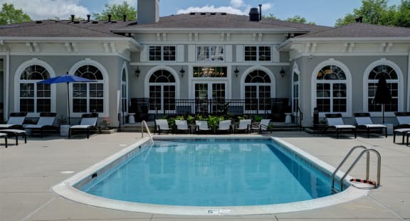 Pool at The MilTon Luxury Apartments, Vernon Hills, Illinois