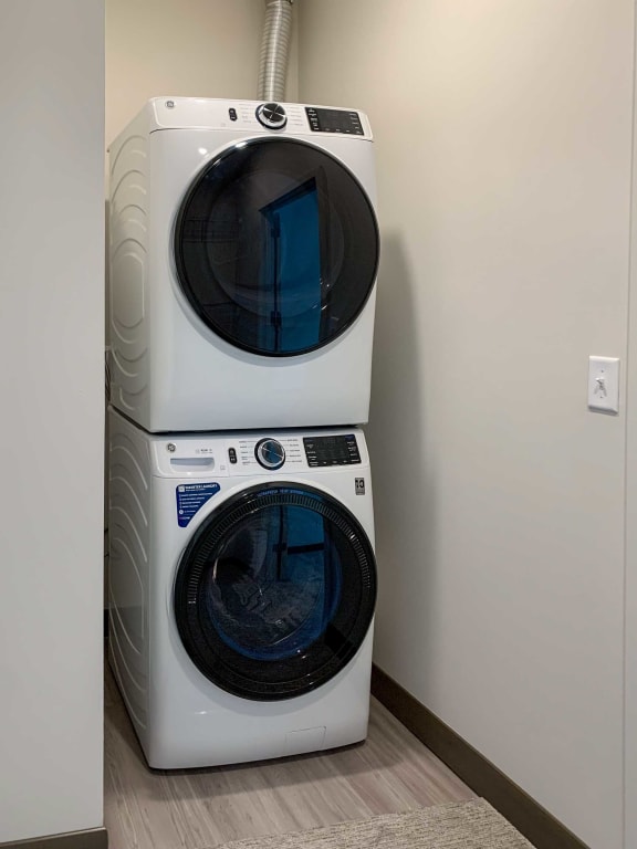 a stackable washer and dryer