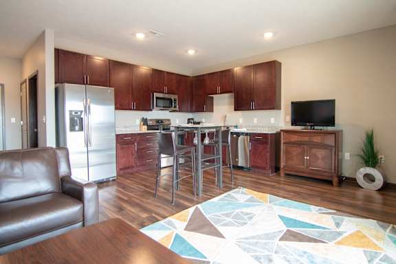 Kitchen at 360 at Jordan West