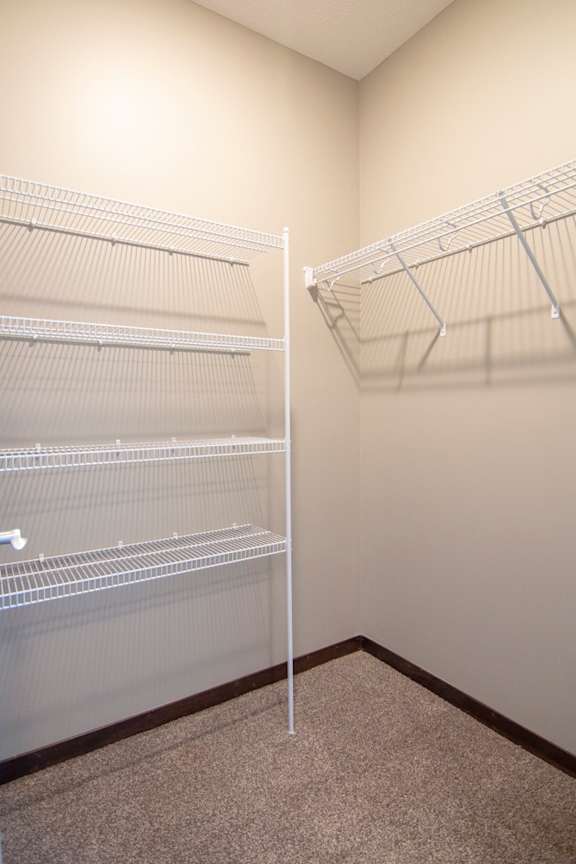 Walk in closet at 360 at Jordan West