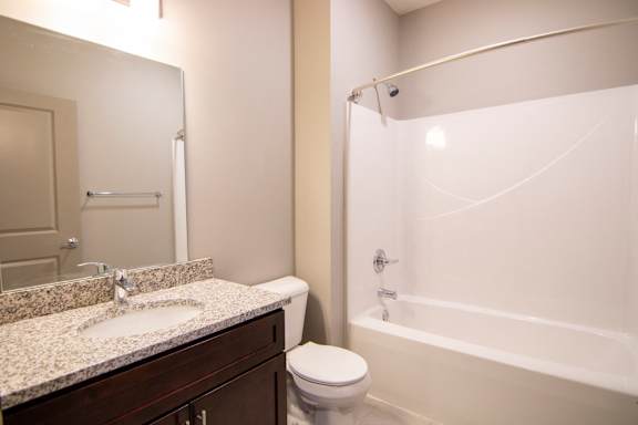 Bathroom with bathtub at 360 at Jordan West