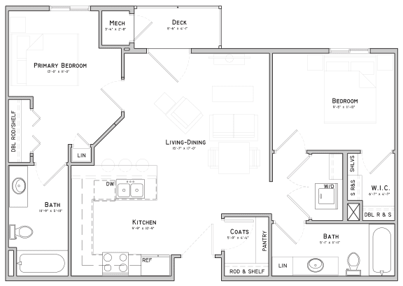 a floor plan of a home