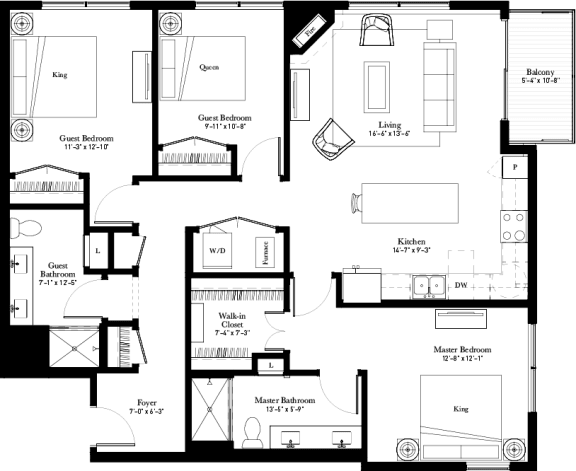 Signature Orchid apartment floor plan
