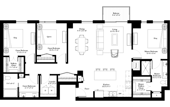 Everlasting apartment floor plan