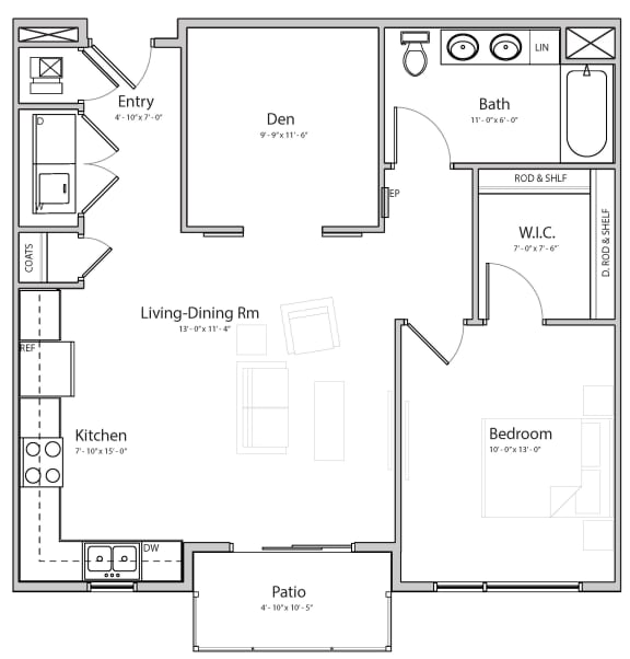 the serenity floorplan