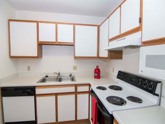Northridge Heights Apartments Kitchen with dishwasher in Lincoln NE