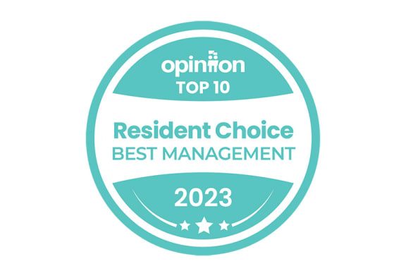 Opiniion Top 10% Resident Choice Management Property 2023