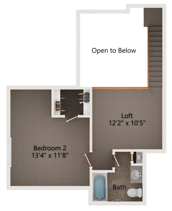 Purview two bedroom apartment  second floor