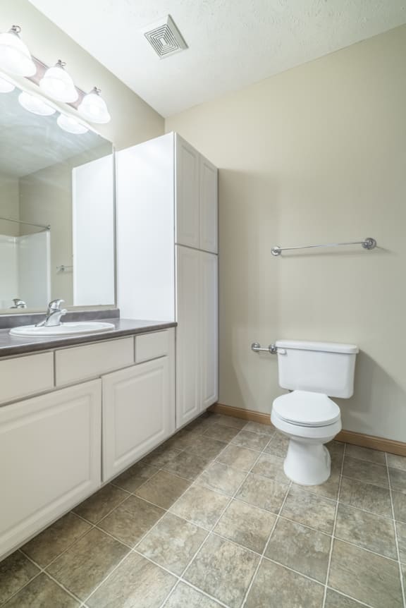a bathroom with a toilet and a sink and a mirror