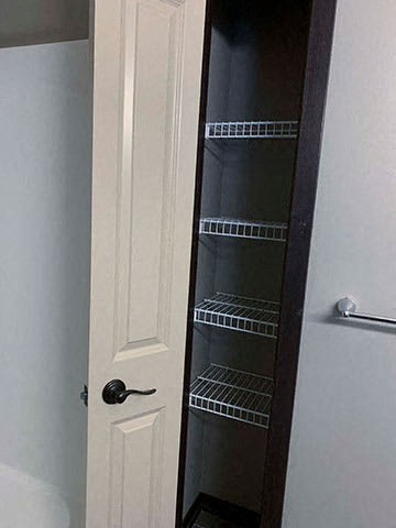 Extra storage, large closets, and large bathroom in of 1 bedroom apartment for rent at The Flats at 84 best   apartments Lincoln NE 68516