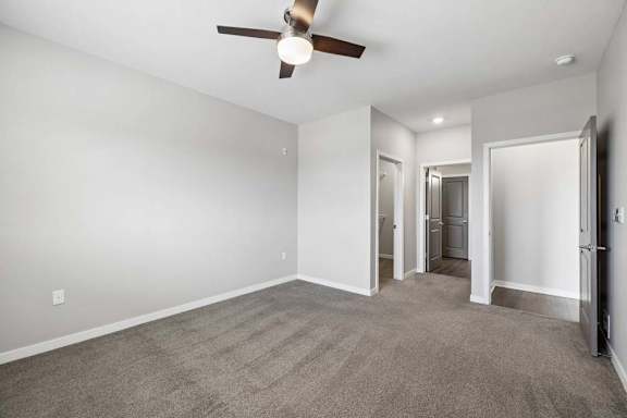 Generous proportions, plush carpeting, and a flexible layout create a serene bedroom that's ready to reflect your personal style.