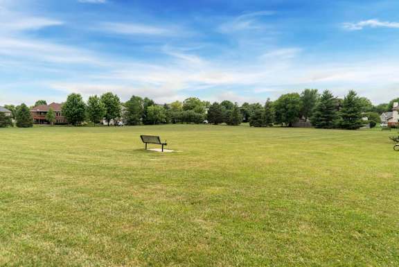 Green space near Williamsburg Park Apartments in South Lincoln, Nebraska